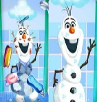 Frozen Olaf Cleans