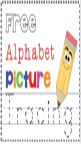 Alphabet Picture Tracing